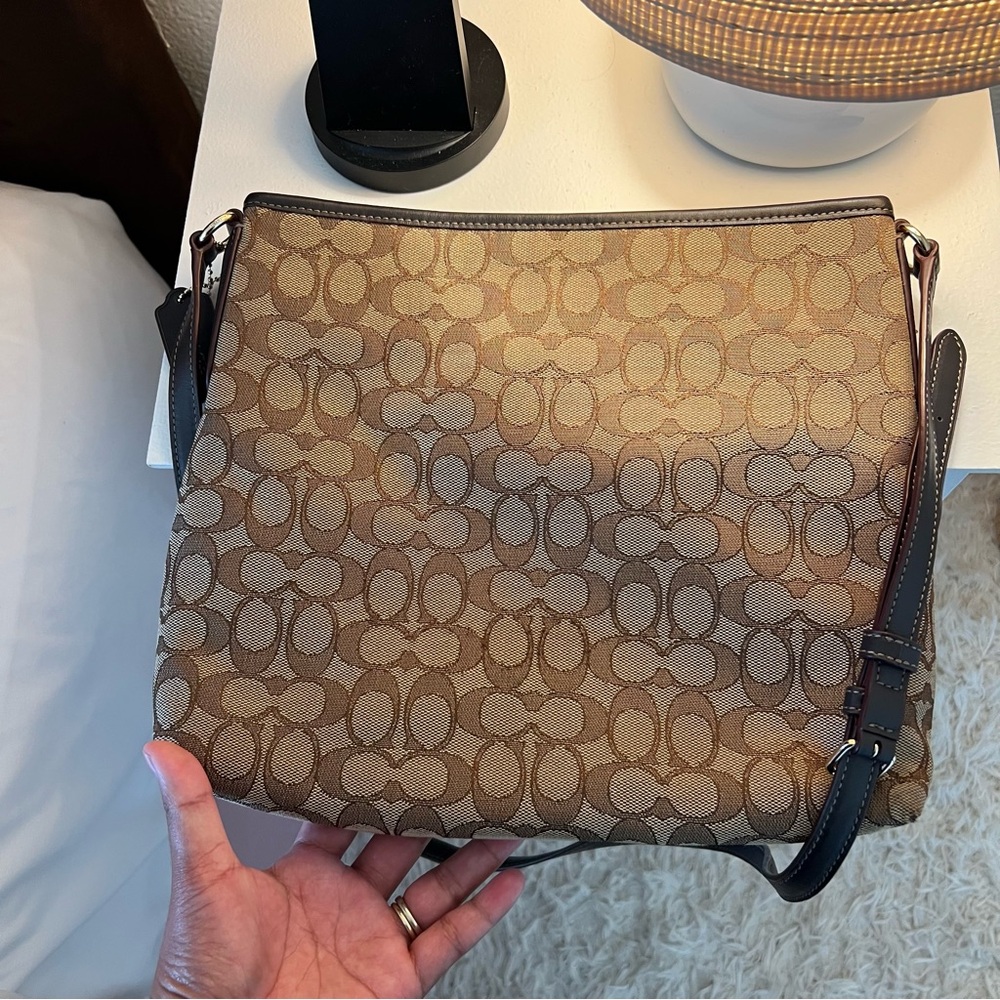 Coach Signature File Crossbody Bag - Picture 3 of 14